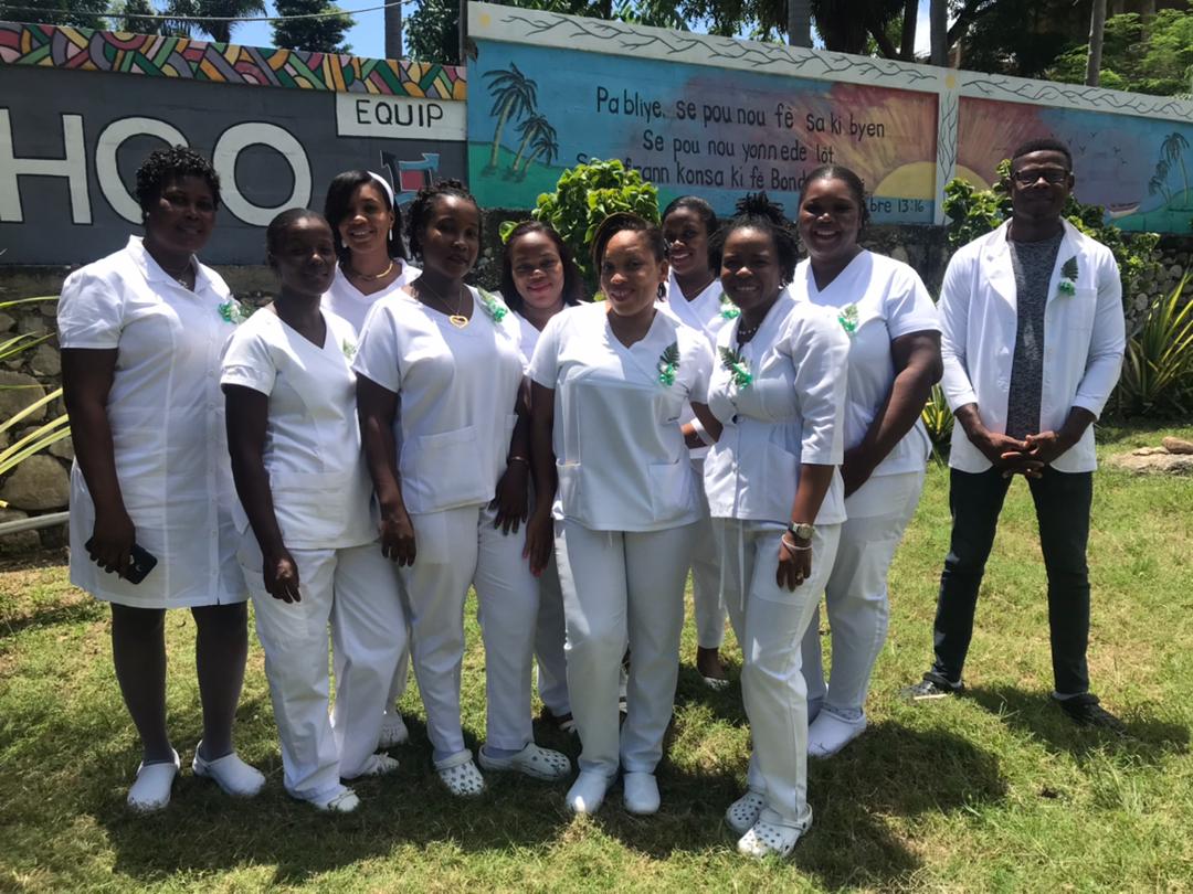 Group of health care workers